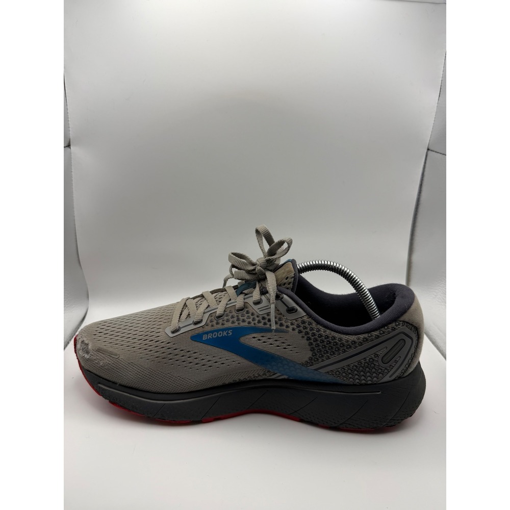 Brooks Ghost 14 Running Shoes Mens 10.5 Gray Blue Fair Holes Midsole Wear